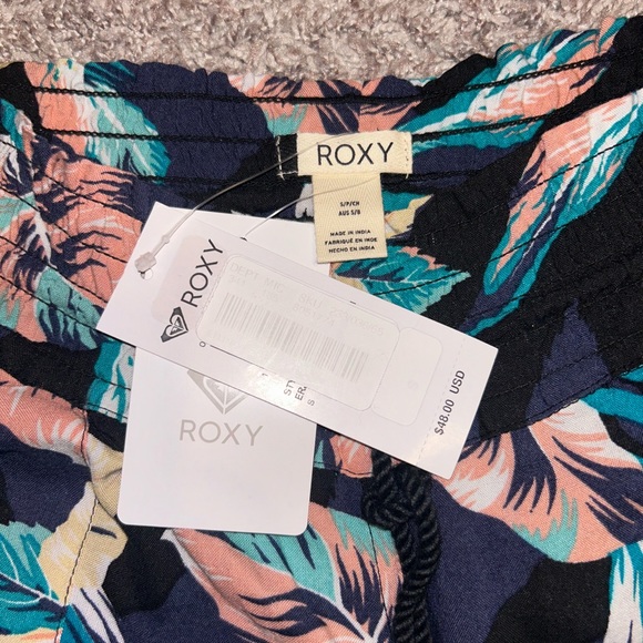 Roxy NWT side by side floral wide leg pants SMALL s - Picture 3 of 4